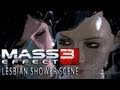 Mass Effect 3 - Lesbian Shower Sex Scene