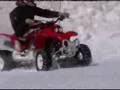 400EX and Scrambler 500 Snow Riding