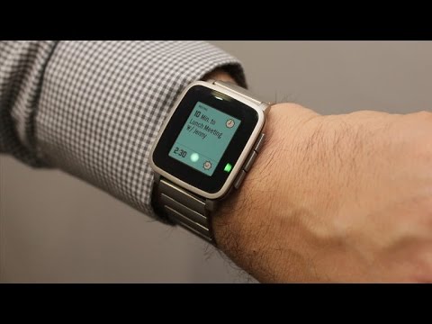 Pebble Time Steel is real, all steel, arriving in July