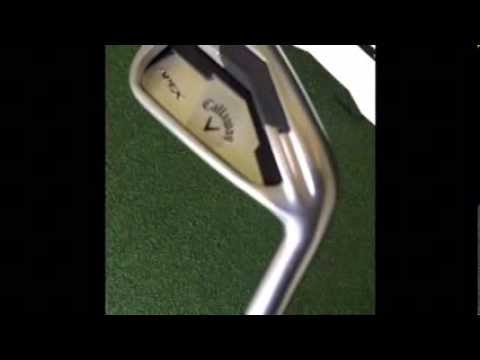2014 Callaway Golf Apex and X Hot 2 irons  first look   Video Visual Review