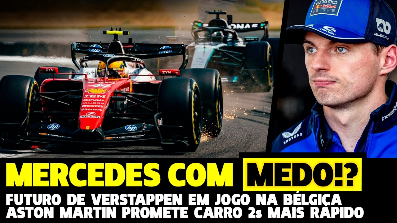 BATEU MEDO NA MERCEDES? ATUALIZAÇÃO GRANDE PARA SEGURAR FERRARI E FUTURO DE VERSTAPPEN|FÓRMULA 1
