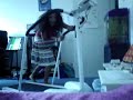 the falling of the treadmill