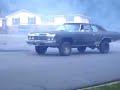 uncle d's 1973 impala gettin sideways
