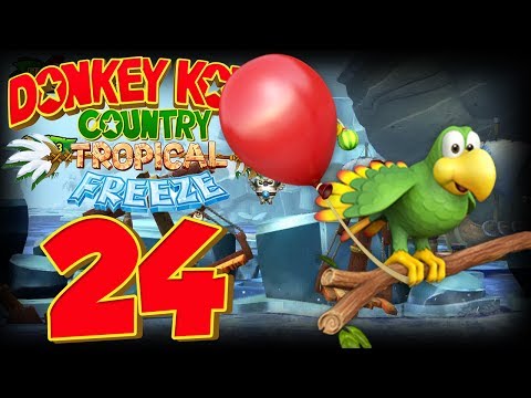 Let's Play Donkey Kong Country Tropical Freeze Part 24: Die rollende Affen-Eiskugel