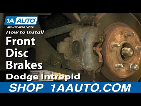 How To Install Replace Front Disc Brakes Dodge Intrepid 93-97 1AAuto.com