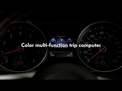 how to use vw golf trip computer