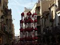 Colla Jove of Valls Performing a magnificent grand human tow