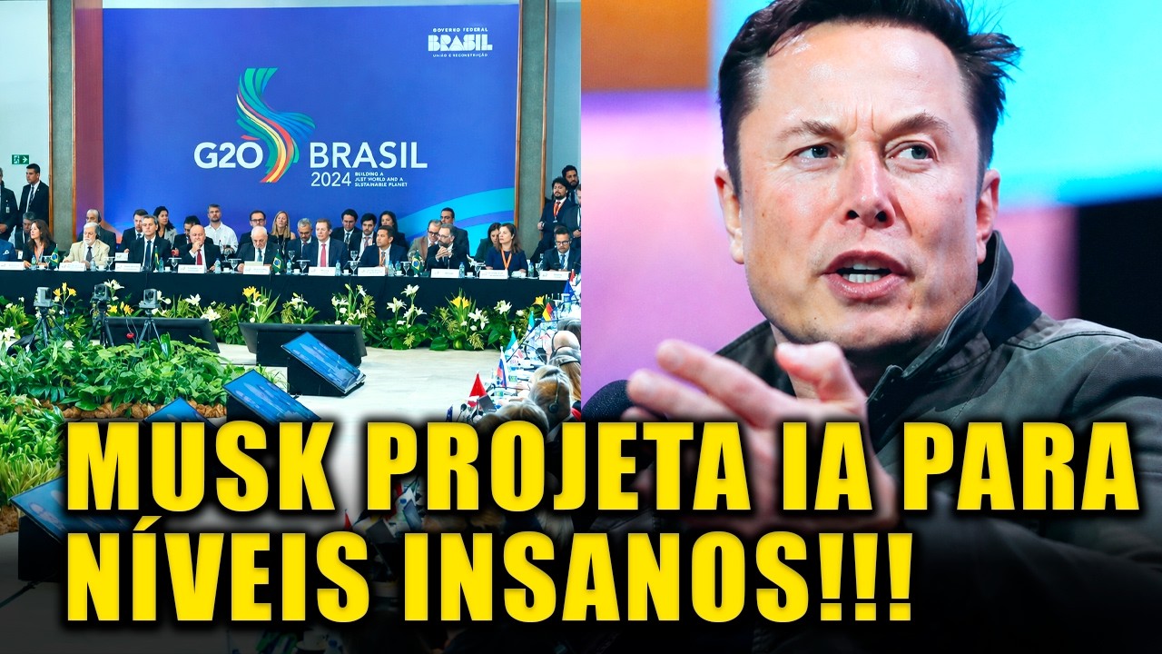 Musk ACABA DE dizer que IA aumentará economia global em 20% a 30% ATÉ PRÓXIMO ANO