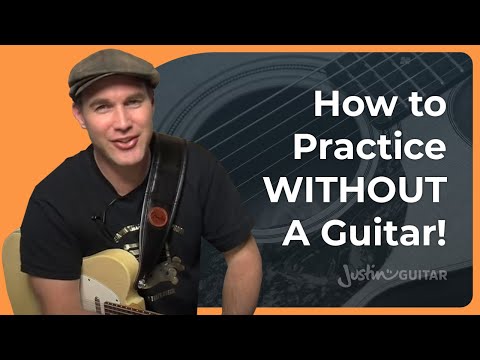 how to practice guitar without guitar