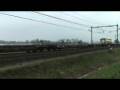 DLC/Crossrail with intermodal train(tank containers)at Horst-Sevenum, 27-11-2008