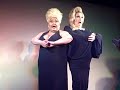 Carmella Marcella Garcia and Chi Chi LaRue perform a duet to a song, which I assume is called 
