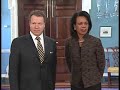 Secretary Rice With Finnish Foreign Minister