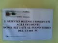 LE IENE UNICAL trovare un bagno aperto