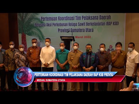 PERTEMUAN KOORDINASI TIM PELAKSANA DAERAH RAP KSB PROVSU