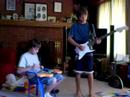 Max playing MoneyTalks by AC/DC