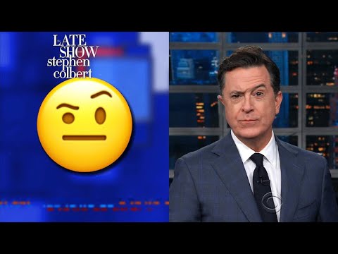 The 'Colbert Emoji' Is Now On Your Phone... Finally