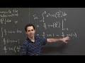 Definite Integral by Substitution | MIT 18.01SC Single Variable Calculus, Fall 2010