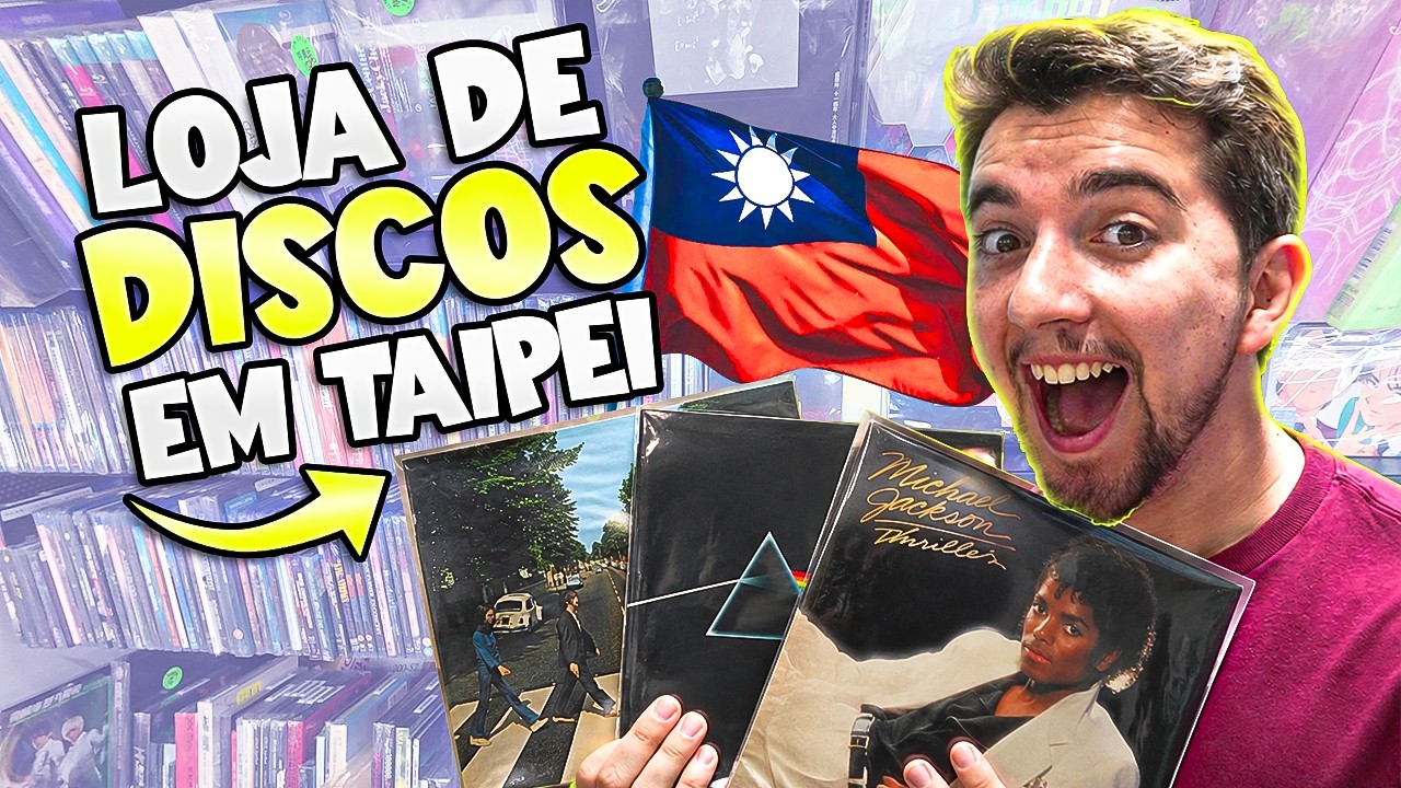 Entrei em uma loja de discos e DVDs em Taipei... e perdi o controle