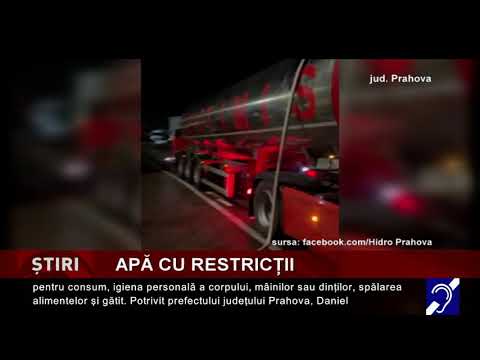 În Prahova, apă cu restricții