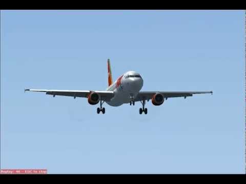 a320 tam sbrj landing moreiras
