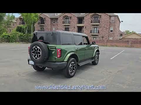 Used 2025 Green Metallic FORD OUTER BANKS 4 DOOR 4X4 image 1