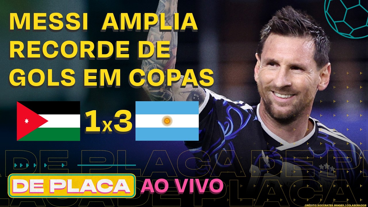 MESSI FAZ HISTÓRIA; CR7 PASSA EM BRANCO; BRASIL X JAPÃO É AMANHÃ! | De Placa 28/06/26