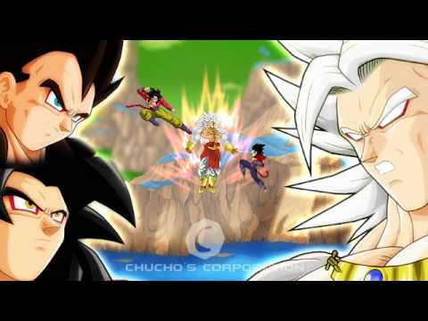 Dragon Ball Z - Broly Saiyan 5 vs Gokuh and Vegeta