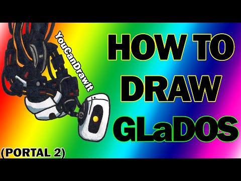 how to draw glados