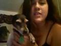 my vicious dog will eat your face BURN