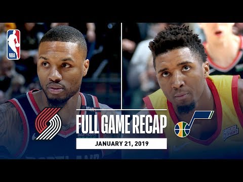 Video: Full Game Recap: Trail Blazers vs Jazz | Nurkic & Lillard Lead POR