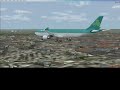 Aer Lingus landing Glasgow a332