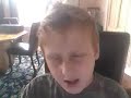 Tom singing really badly to Lucie