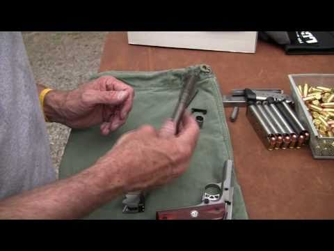 ruger - Shooting and showing a brand new Ruger SR1911. I'm shooting Federal Champion 230 grain ball ammo. The gun is a T & E gun, of course. I forgot to mention it i...