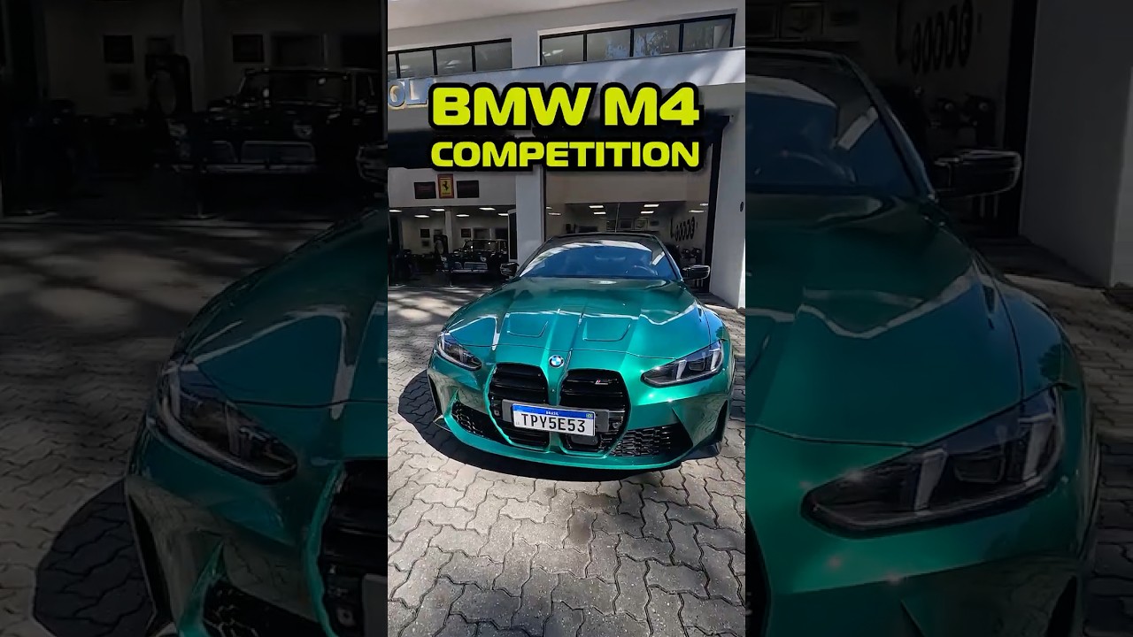 Aumenta o som pra ouvir esse BMW M4 Competition!