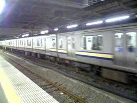 JR品川駅　横須賀線出発