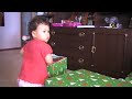 Amira opens everyone elses Christmas presents