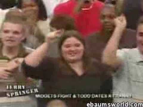 Funny midget fight from Jerry Springer