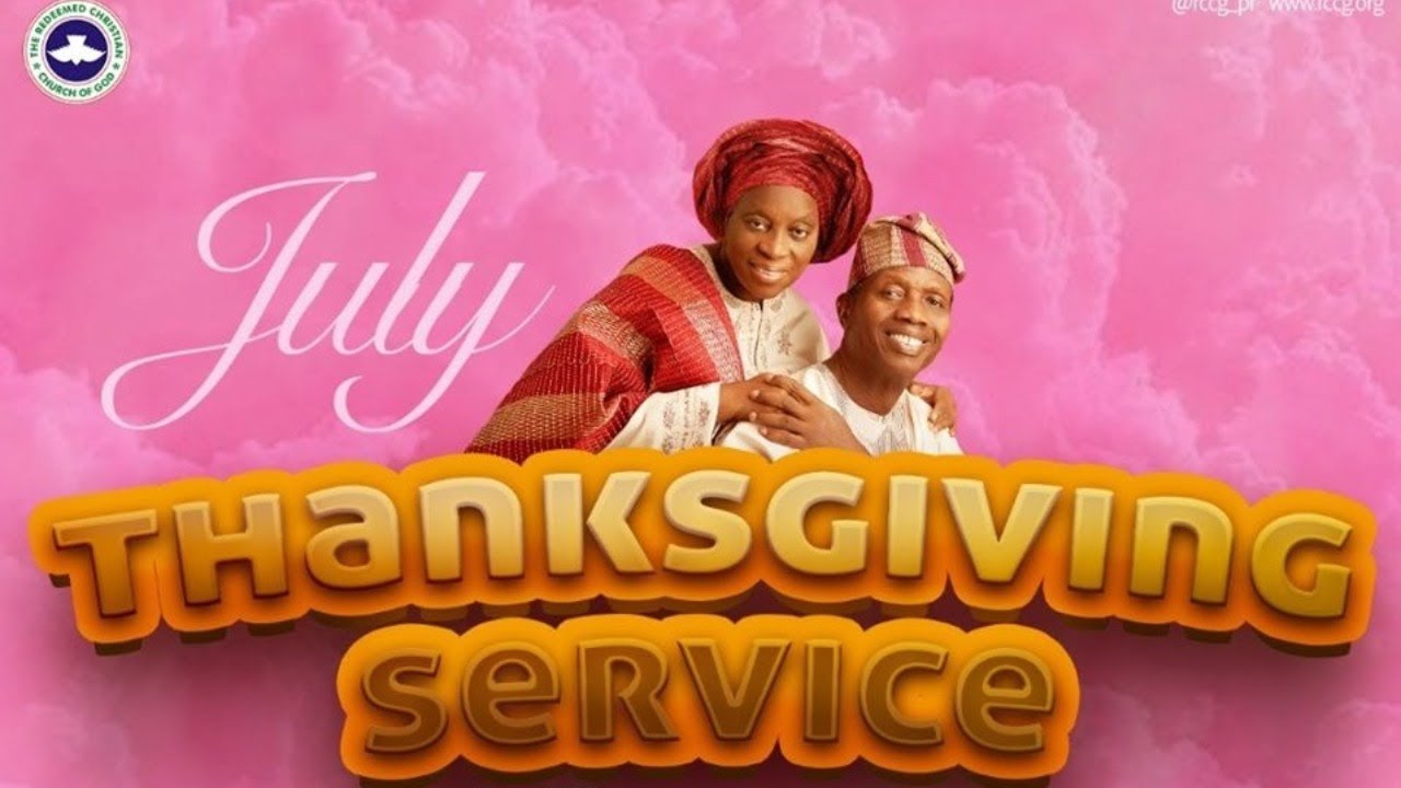 RCCG Sunday Thanksgiving Service 5th July 2020