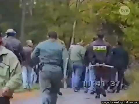 Kibice Arka Lechia kontra policja