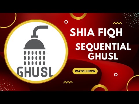 how to perform ghusl in a shower