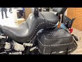 ハーレーダビッドソン FLSTC Softail Heritage Classic FLSTC1580 2008年モデル マンバ製バックギア グリップヒーター装備
