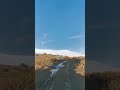 雪の櫛形山【伊豆大島】