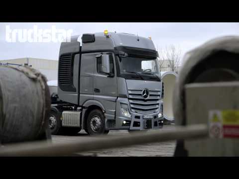 slt - Op 28 januari 2014 werd in het Duitse Wörth de nieuwe Mercedes-Benz Actros SLT aan de Europese bedrijfswagenpers getoond en daar was Truckstar bij. In deze v...