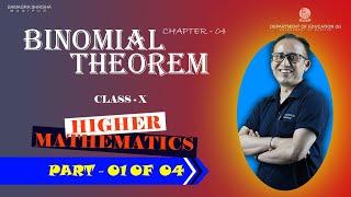 Class X Higher Mathematics Chapter 4: Binomial Theorem (Part 1 of 2)