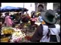 The flower market in Cuenca, Ecuador