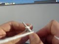 \"Portuguese Knittng\" Lesson - How to Knit