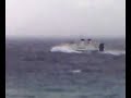 Traghetto Caremar con mare agitatissimo Capri-Napoli