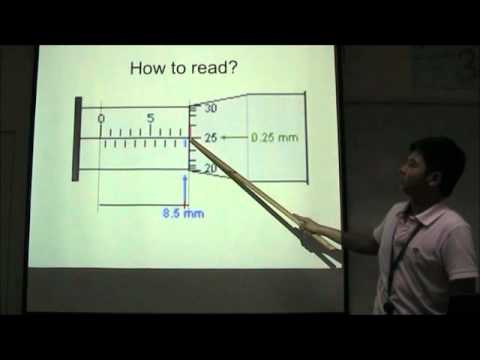 how to read micrometer screw gauge