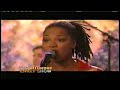 liquid soul featuring nina simone's daughter, simone - cbs national tv performance. 

simone -vocals 
tom sanchez -guitar
rick showalter -bass
bret zwier -drums 
ron haynes -tpt 
mars williams -sax 
john janowiak -tbn