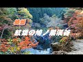 「４K」絶景！奥多摩 鳩ノ巣渓谷 の紅葉と清流